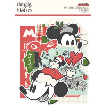 Simple Stories Big Bits & Pieces, Say Cheese Classic Mouse Christmas