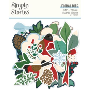 Simple Stories Floral Bits & Pieces, Simple Vintage Flannel Season