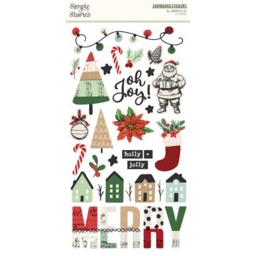 Simple Stories 6X12 Chipboard, All Wrapped Up
