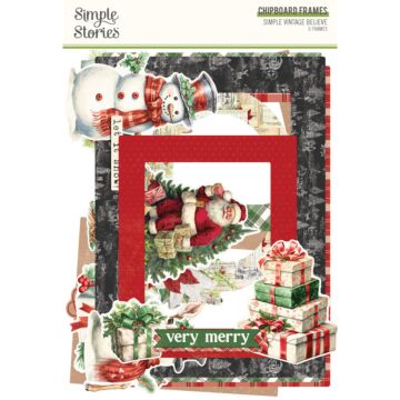 Simple Stories Chipboard Frames, Simple Vintage Believe