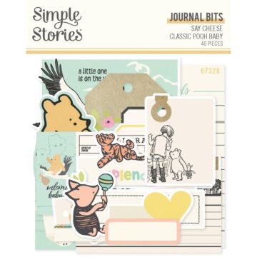 Simple Stories Journal Bits & Pieces, Say Cheese Classic Pooh Baby