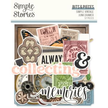 Simple Stories Bits & Pieces, Simple Vintage Junk Drawer
