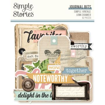 Simple Stories Journal Bits & Pieces, Simple Vintage Junk Drawer
