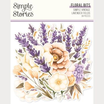 Simple Stories Floral Bits & Pieces, Simple Vintage Lavender Fields
