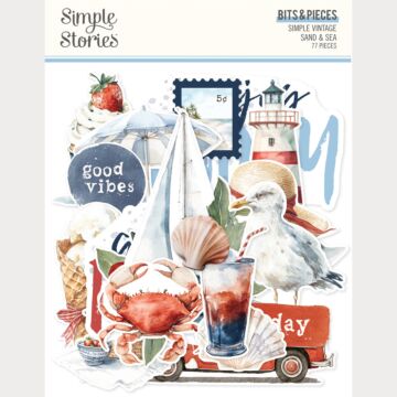 Simple Stories Simple Vintage Sand & Sea Bits & Pieces