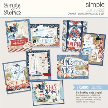 Simple Stories Simple Vintage Sand & Sea Simple Cards Card Kit