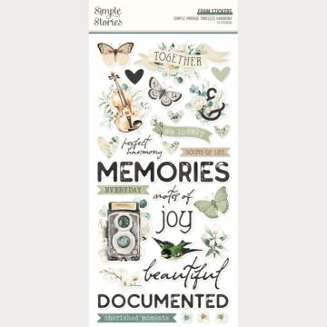 Simple Stories Simple Vintage Timeless Harmony Foam Stickers