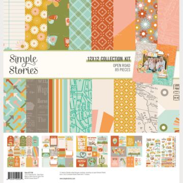 Simple Stories Open Road 12X12 Collection Kit