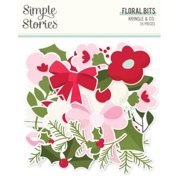 Simple Stories Kringle & Co. Floral Bits & Pieces