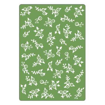 Sizzix Embossing Folder, Lovely Flowers