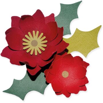 Sizzix Bigz Die, Winter Poinsettia by Lisa Jones
