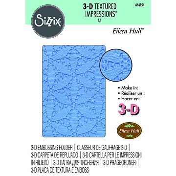 Sizzix - Eileen Hull 3D Textured Impressions Embossing Folder, Tablecloth