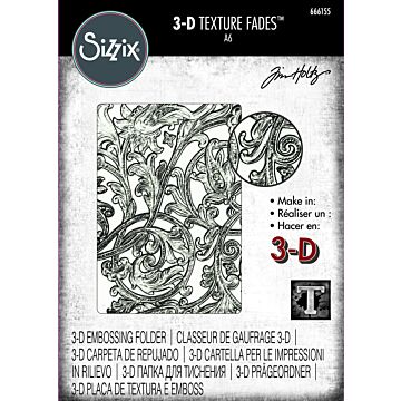 Sizzix 3D Texture Fades Embossing Folder, Entangled
