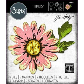 Sizzix Thinlits Die Set, Blossom