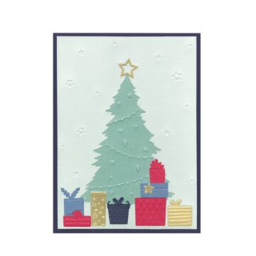 Sizzix Lisa Jones Thinlits Die Set w/TI Embossing Folder, Sparkle Tree