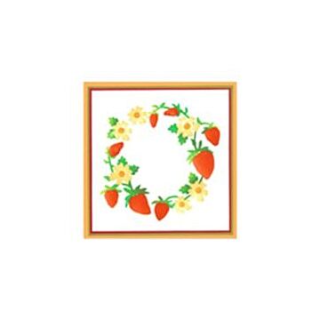 Sizzix Layered Stencils, Strawberry Wreath (4pk)