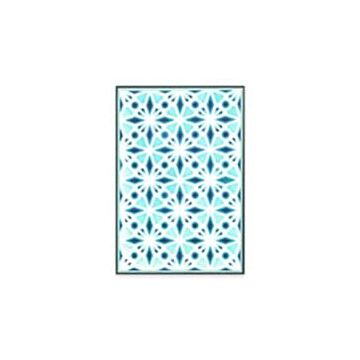 Sizzix A6 Layered Stencils, Geo Crystals (4pk)