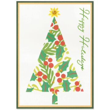Sizzix A6 Layered Stencils Cosmopolitan Christmas, Happy Holidays (4pk)