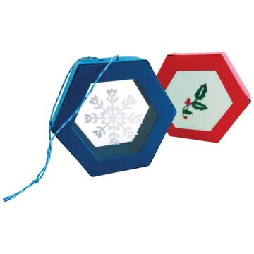 Sizzix Catherine Pooler Thinlits Die Set, Hanging Ornament Box (12pk)