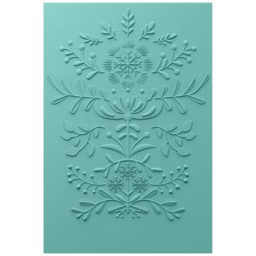 Sizzix Catherine Pooler 3-D Textured Impressions Embossing Folder, Yuletide