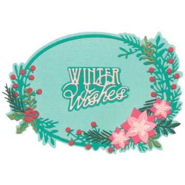 Sizzix Jen Long Thinlits Die Set, Winter Wishes #2 (14pk)