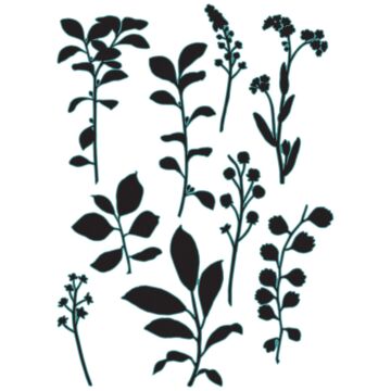 Sizzix Framelits Die Set, Fine Stems 02