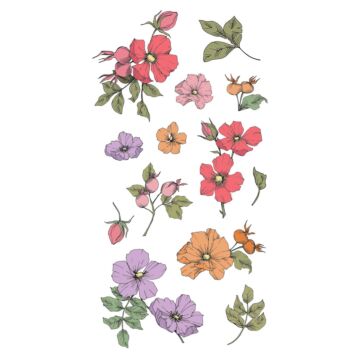 Sizzix Clear Stamp, Wildflower Botanicals