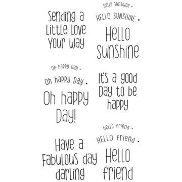 Sizzix Clear Stamp, Sending a Little Love
