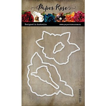 Paper Rose Sketchy Roses Metal Die Set