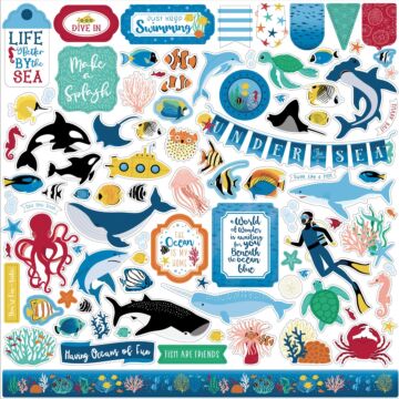Echo Park Sea Life Element Sticker