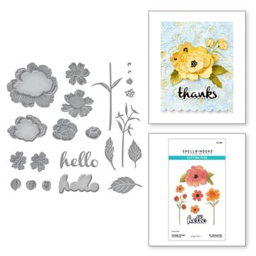 Spellbinders Die, From the Garden - Vintage Florals
