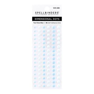 Spellbinders Dimensional Enamel Dots, Two Tone Blue