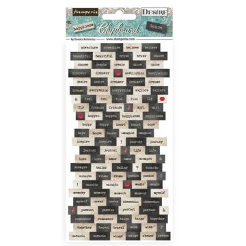 Stamperia Chipboard, Desire