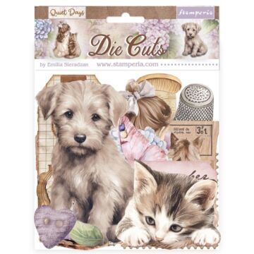 Stamperia Die Cuts, Quiet Days