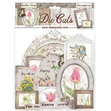 Stamperia Die Cuts, Romantic Garden House