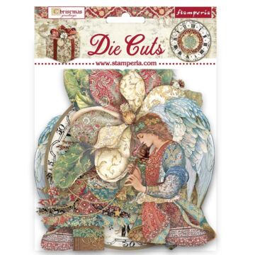 Stamperia Die Cuts, Christmas Greetings