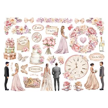 Stamperia Die Cuts, Romance Forever - Ceremony Edition