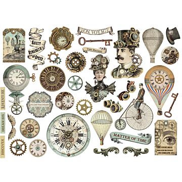 Stamperia Die Cuts, Voyages Fantastiques