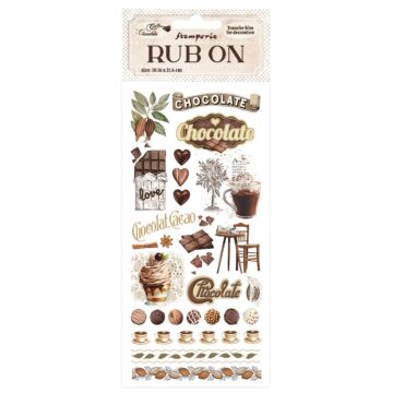 Stamperia Rub-on, Coffee and Chocolate - Elements