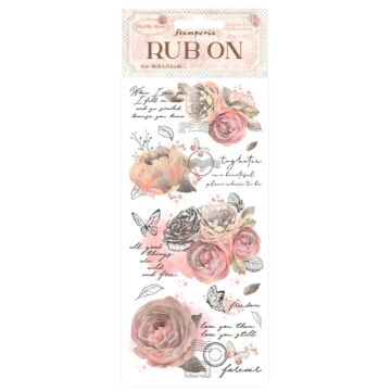 Stamperia Rub-on, Shabby Rose