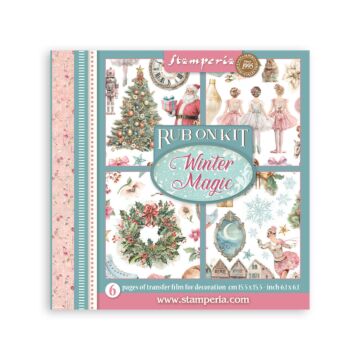 Stamperia Winter Magic Rub-on Kit