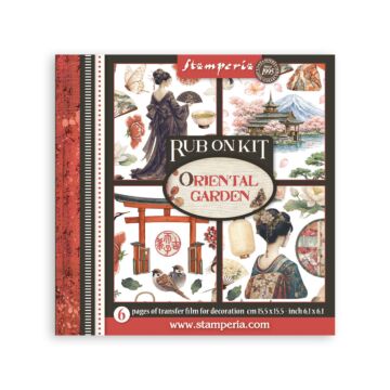 Stamperia Oriental Garden Rub-On Kit