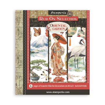 Stamperia Oriental Garden Rub-On Selection