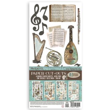 Stamperia Paper Cut-Outs, Music