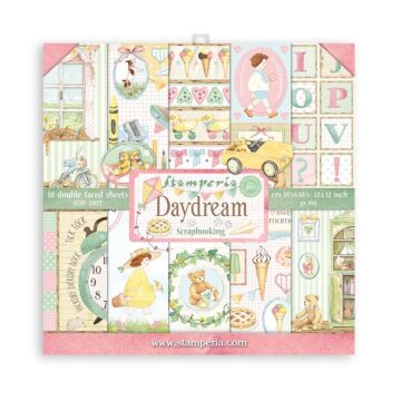 Stamperia 30X30cm (12"X12") Paper Pack, Daydream