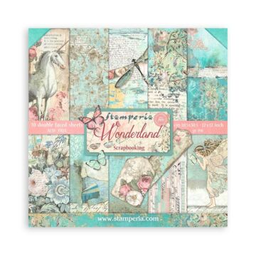 Stamperia 30X30cm (12"X12") Paper Pad, Wonderland