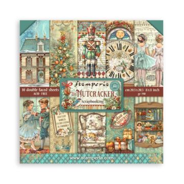 Stamperia 20.3X20.3cm (8"X8") Paper Pad, The Nutcracker