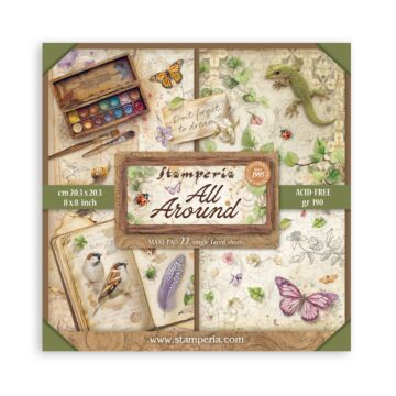 Stamperia All Around 8X8 Maxi Paper Pad