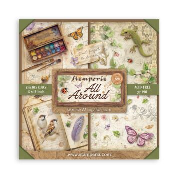 Stamperia All Around 12X12 Maxi Paper Pad