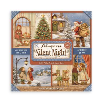 Stamperia Silent Night 12X12 Maxi Paper Pad